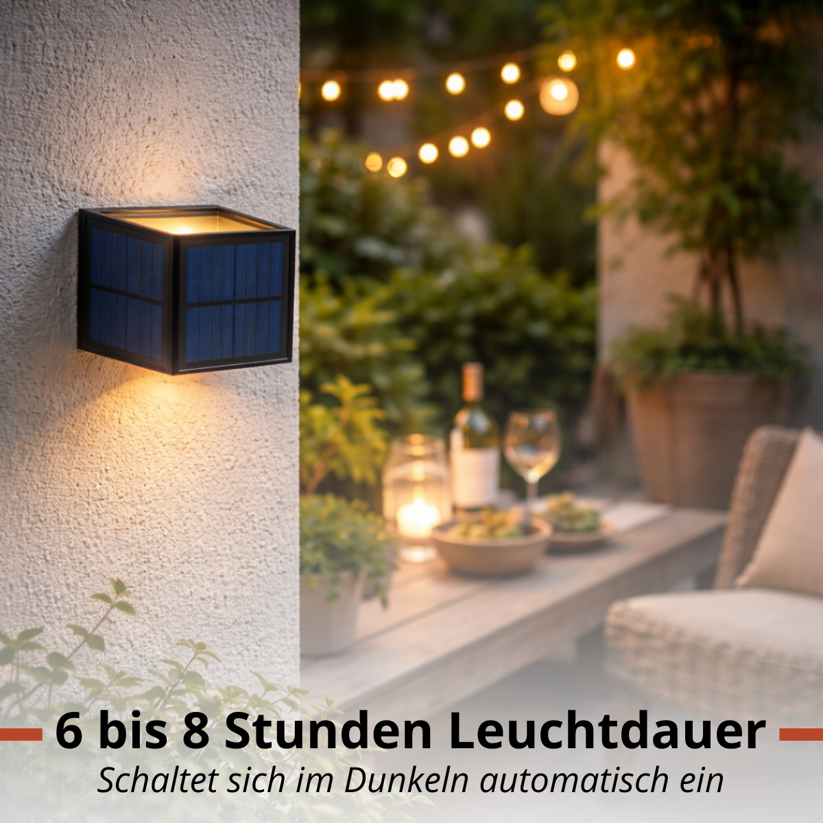 Solar Up And Down Wall Light