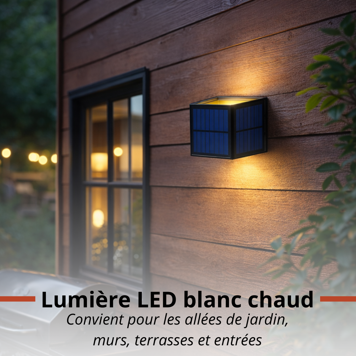 Solar Up And Down Wall Light