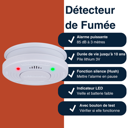 Smoke Alarm 10 Years Batt