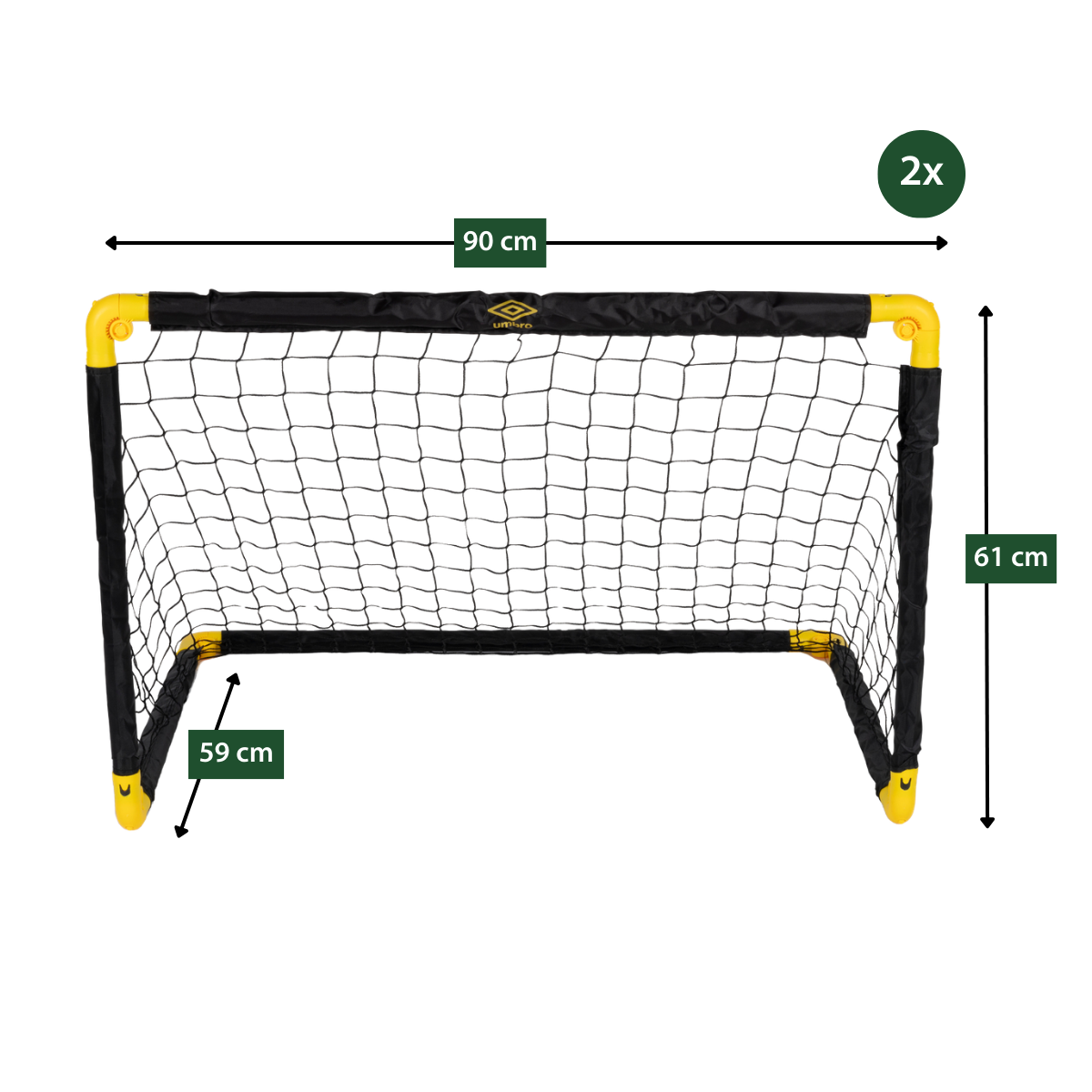 Goal Soccer 90X59X61Cm 2 Set [2X 8711252268804]