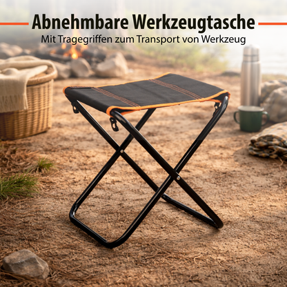 Garden Stool With Tool Bag
