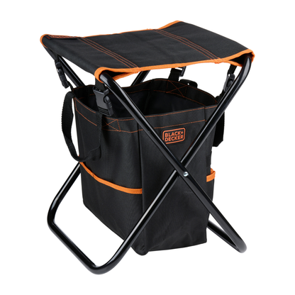Garden Stool With Tool Bag