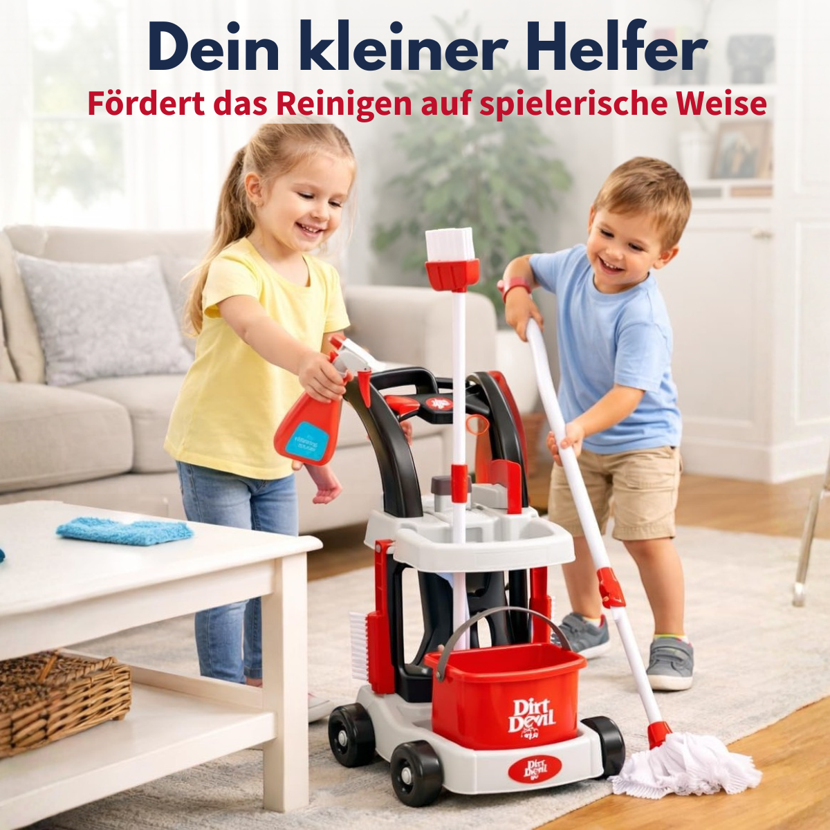 Cleaning Cart 8Pcs/Set
