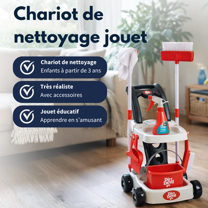 Cleaning Cart 8Pcs/Set