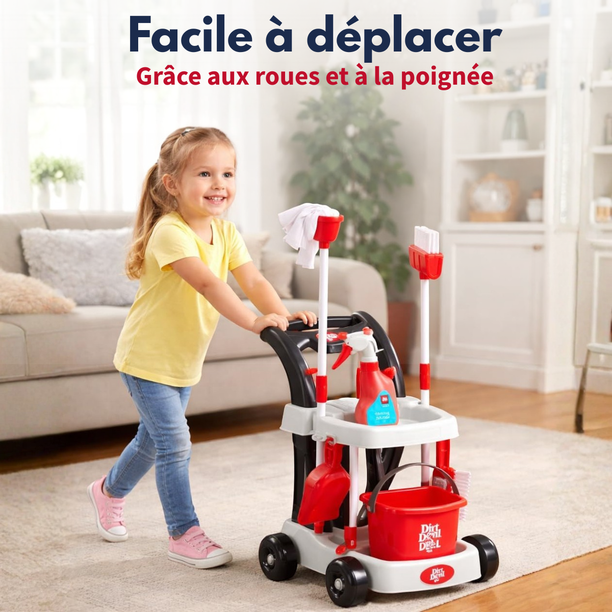 Cleaning Cart 8Pcs/Set