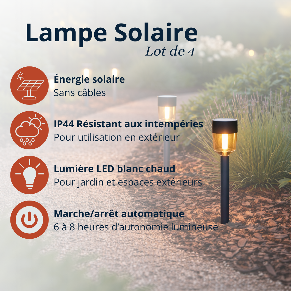 Solar Spike 4Pc