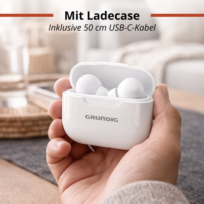 Earphones Stereo Tws White