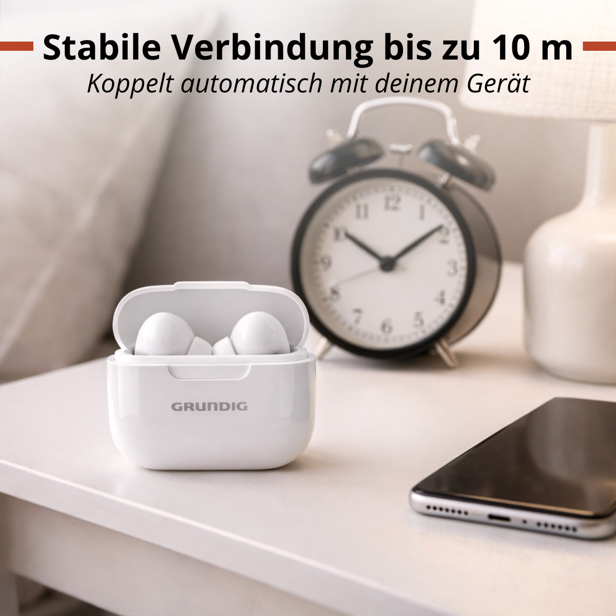 Earphones Stereo Tws White