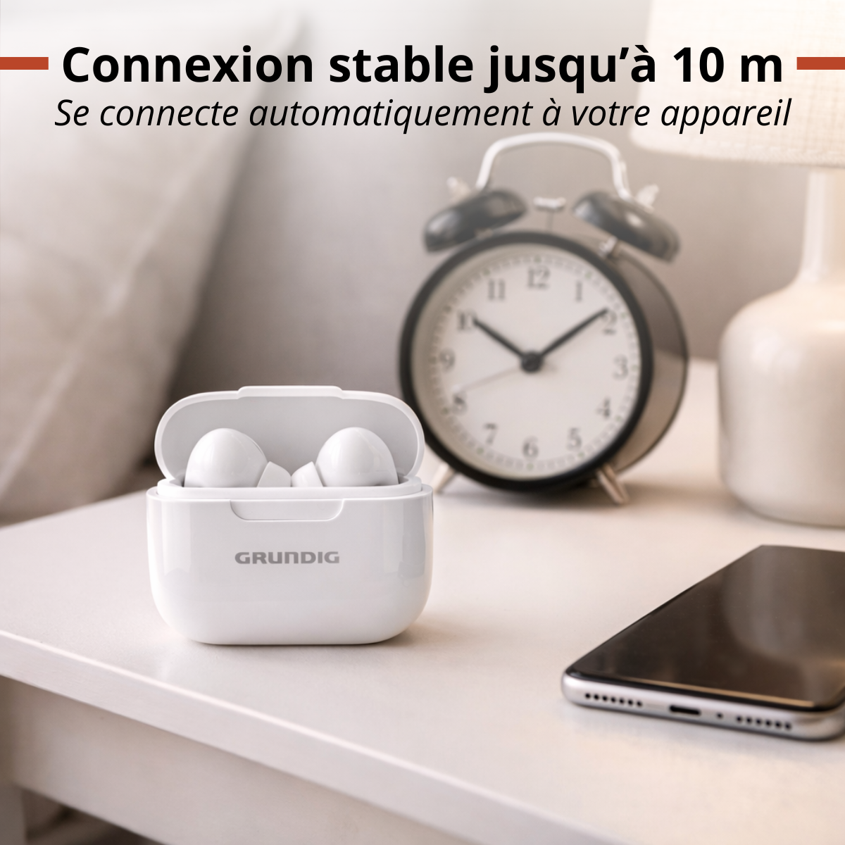 Earphones Stereo Tws White