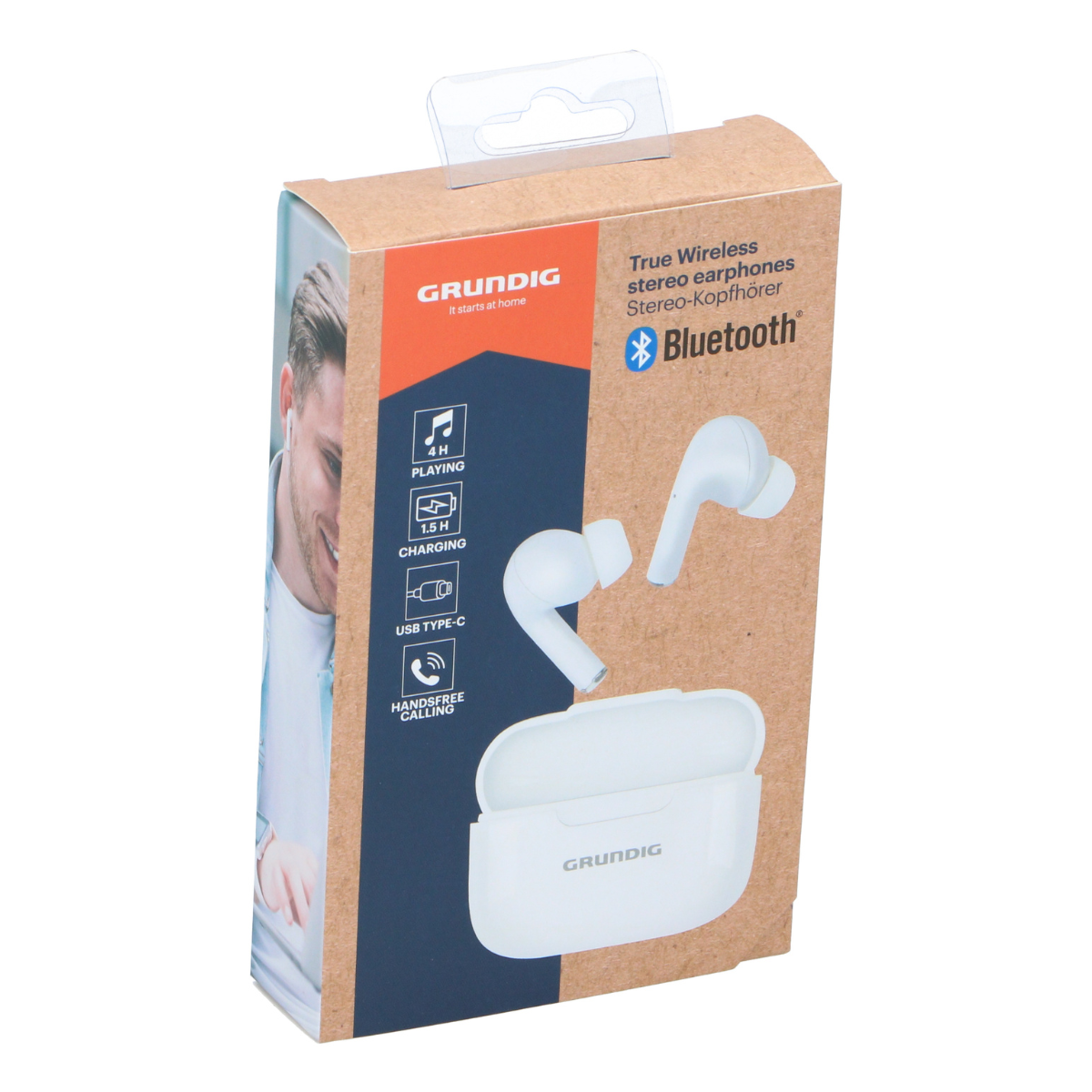 Earphones Stereo Tws White