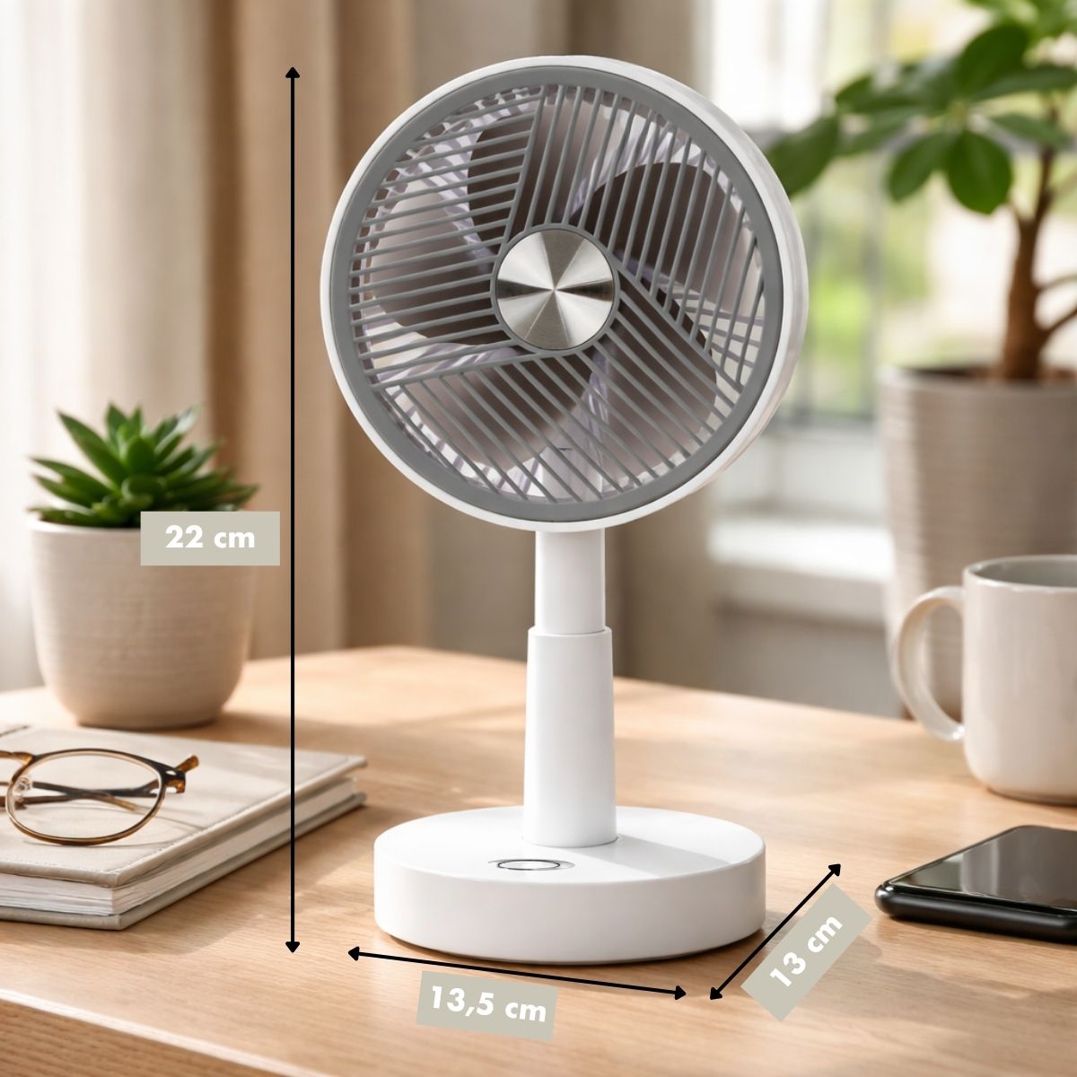 Fan Table Usb 1200Mah
