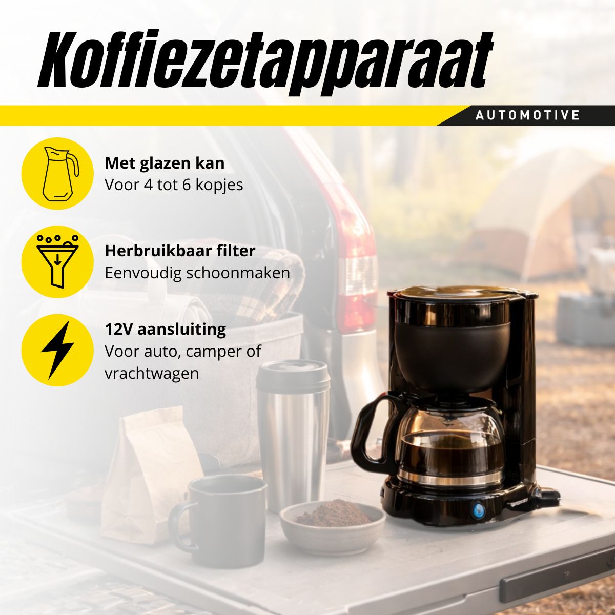 Coffee Maker 12V 170W