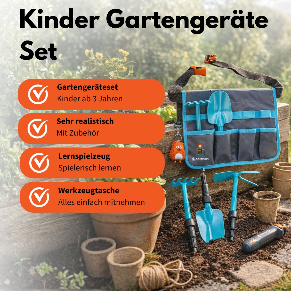 Gardening Starter-Set 6Pcs
