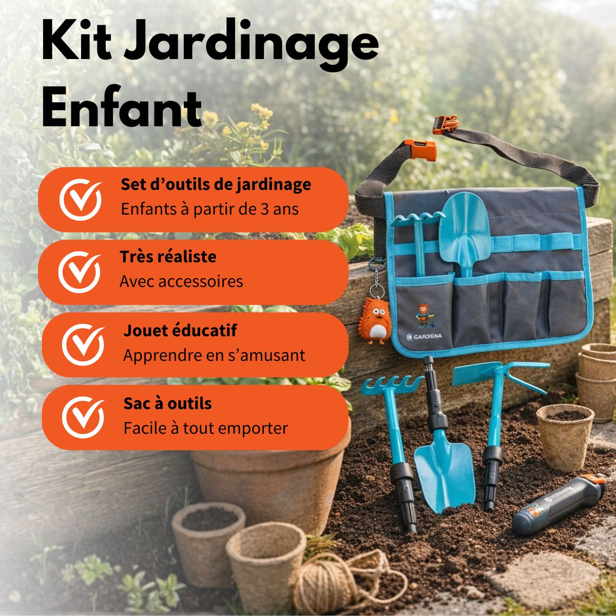 Gardening Starter-Set 6Pcs