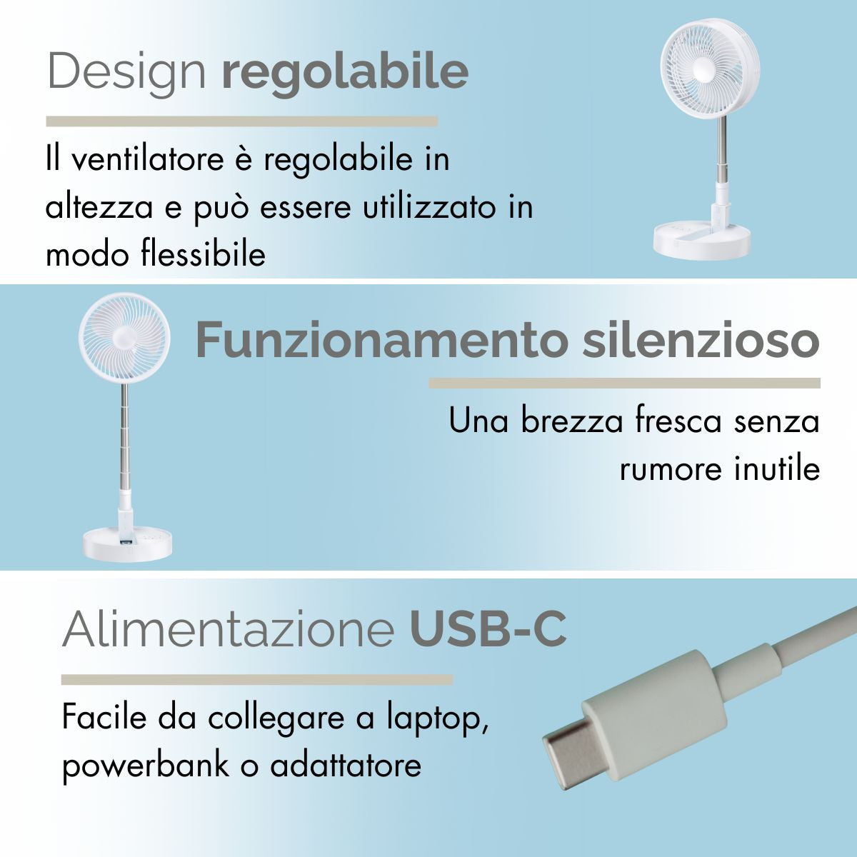Fan Telescopic 2400Mah