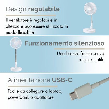 Fan Telescopic 2400Mah