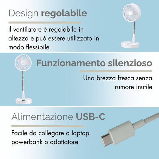 Fan Telescopic 2400Mah