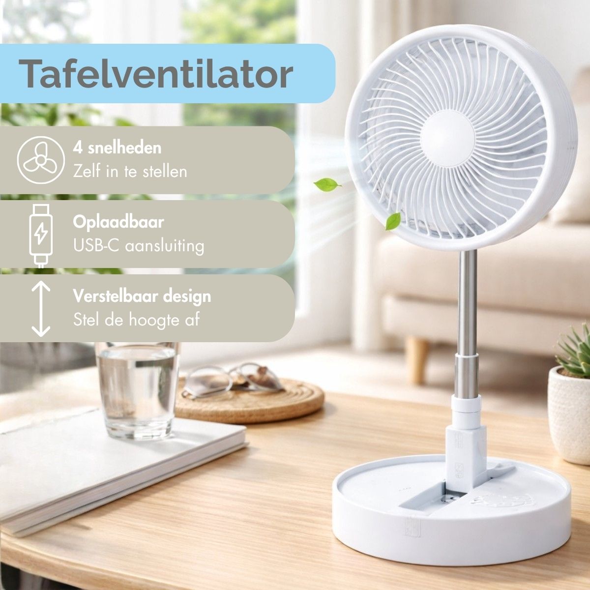 Fan Telescopic 2400Mah