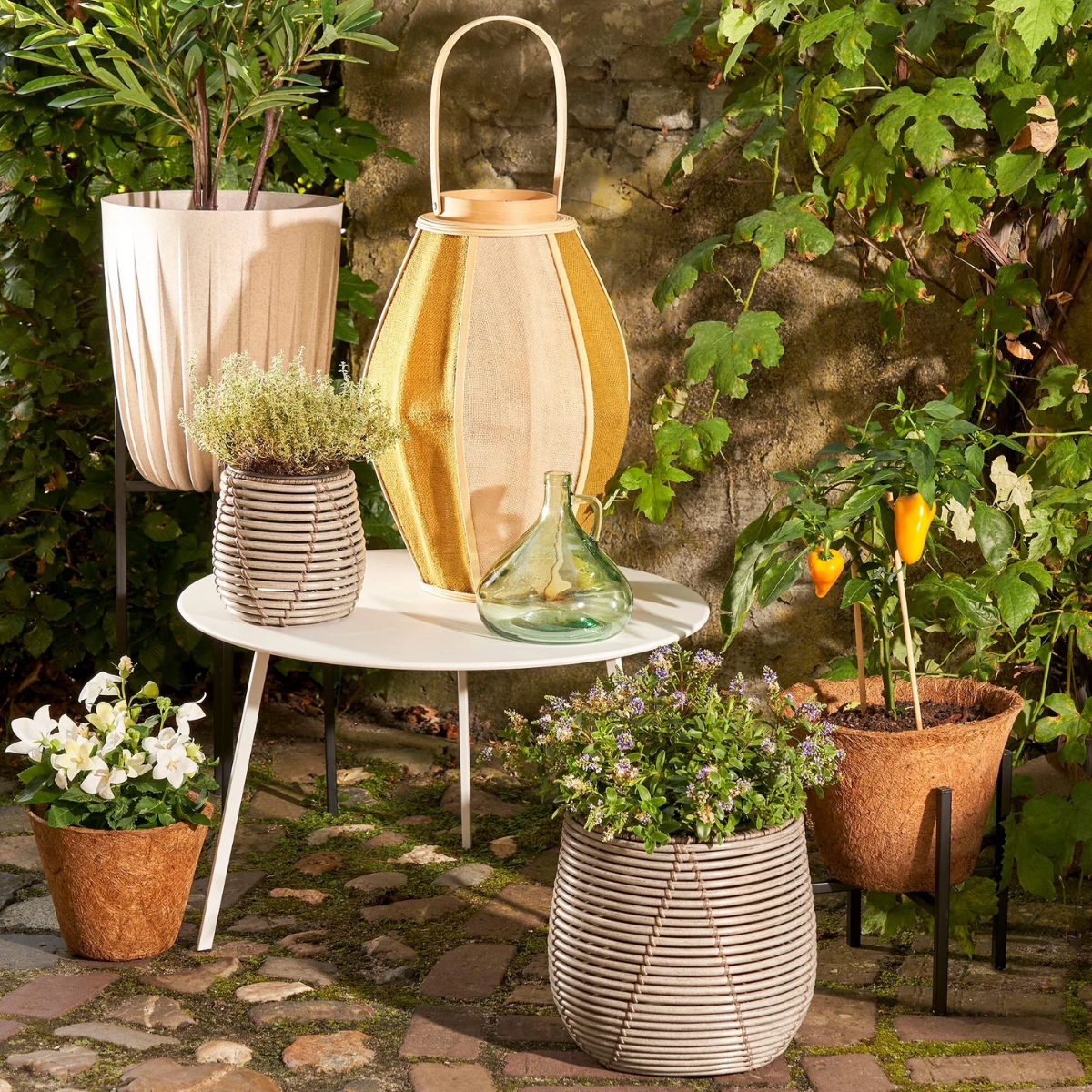 Seatle Side Table White - H38Xd58Cm