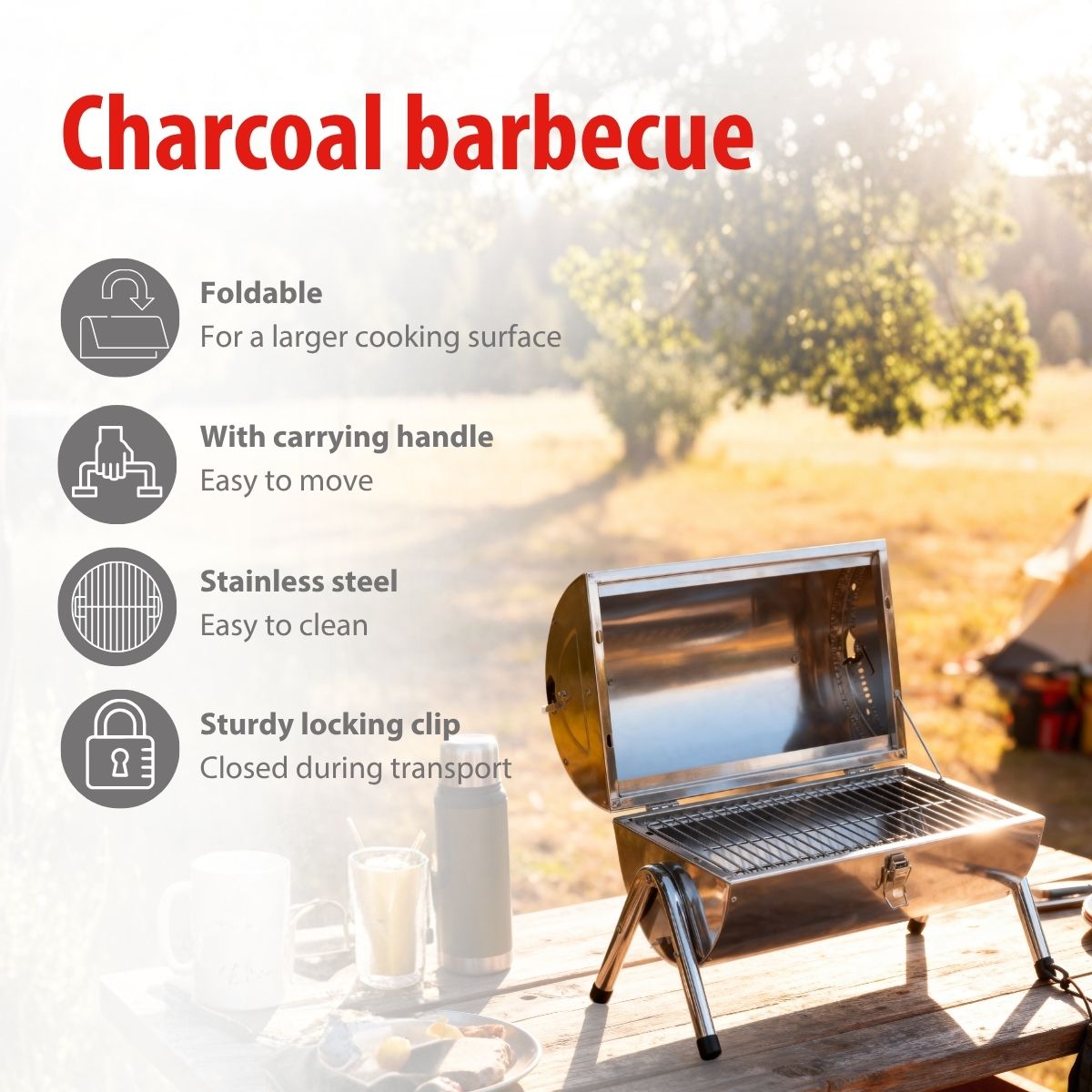 Portable Charcoal Barbecue