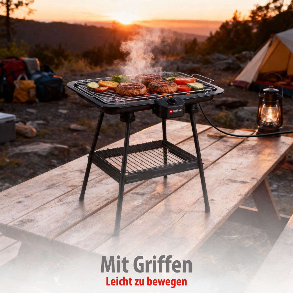 Alpina Elektrische Barbecue 2200W