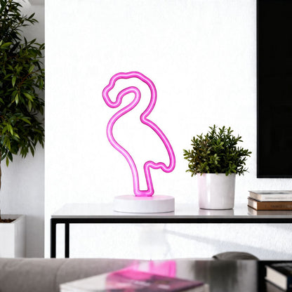 Rechargeable Neon Light Flamingo