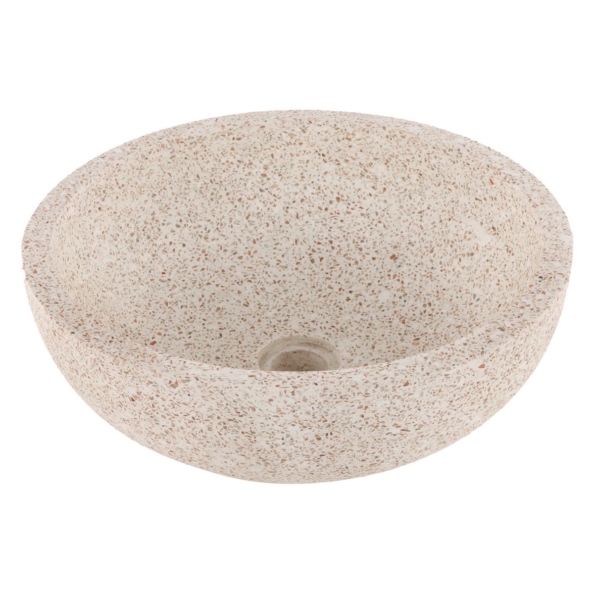 Waskom - Ø 40 Cm - Terrazzo Bruin/Beige
