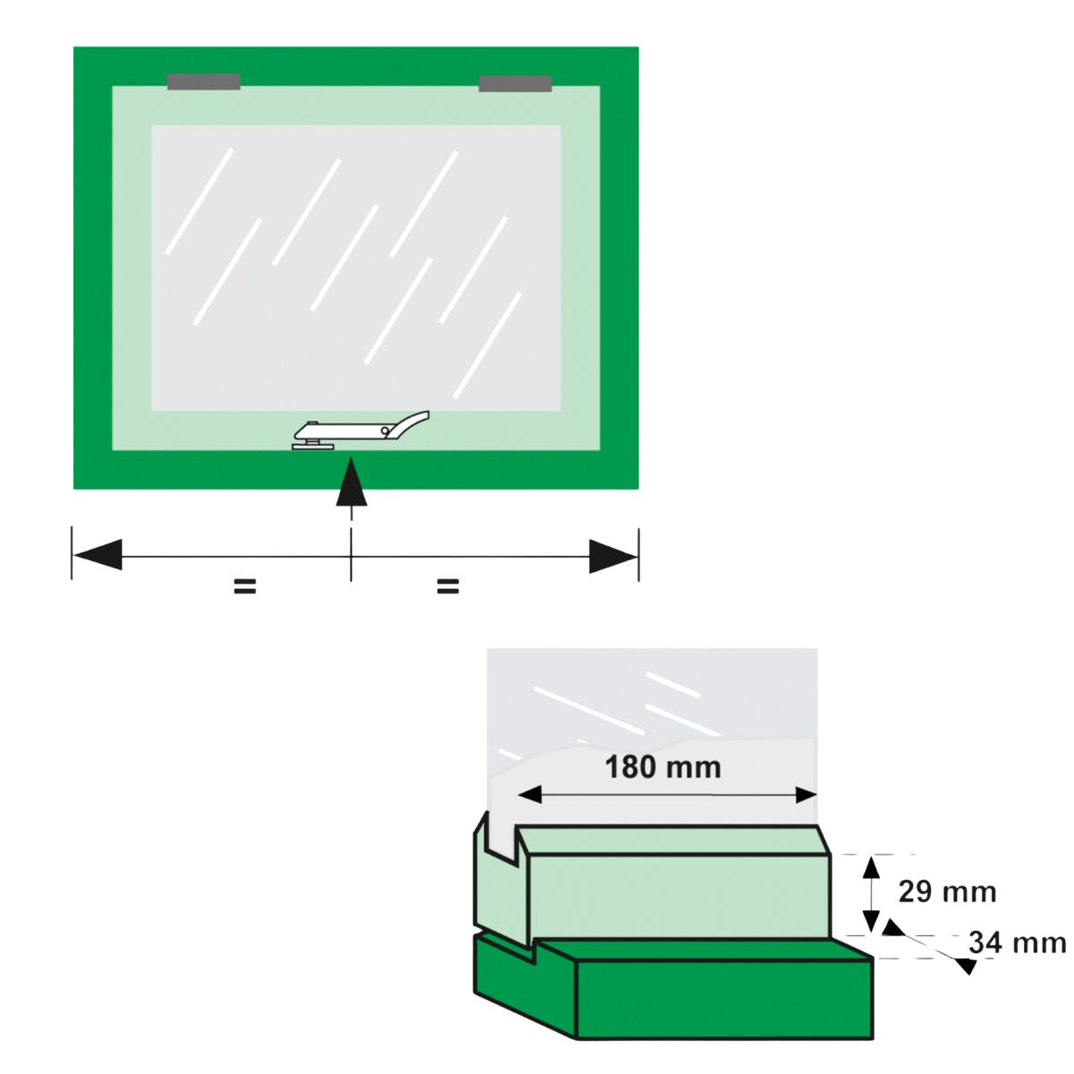 Axaflex - Raamuitzetter - Zwart - 26402056Cp