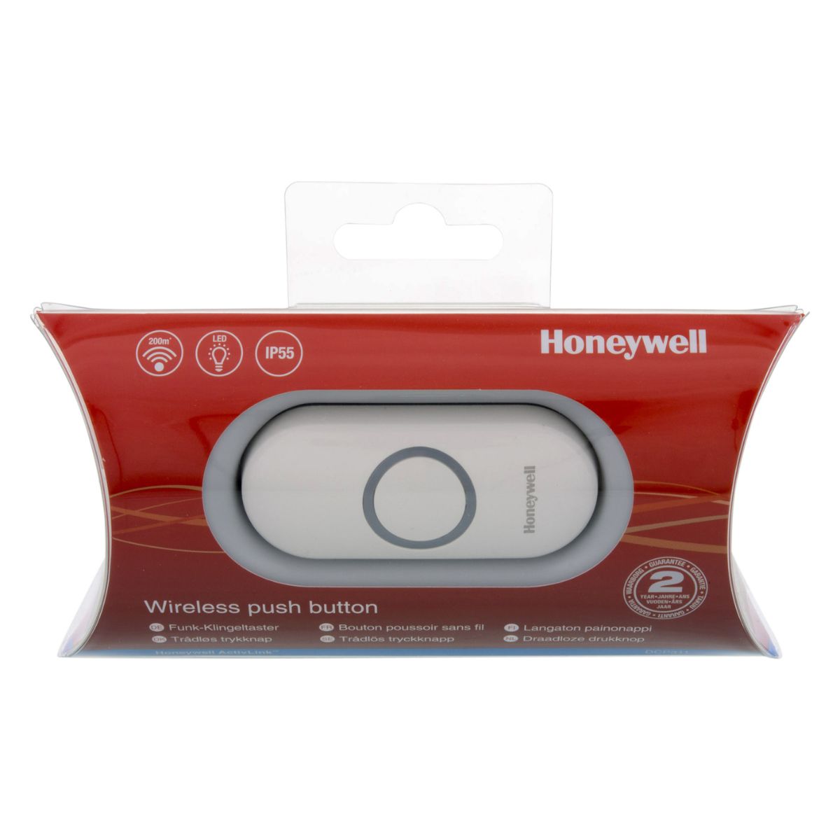 Beldrukker - Type Dcp311 - Draadloos - Staand - Ip55 - Wit