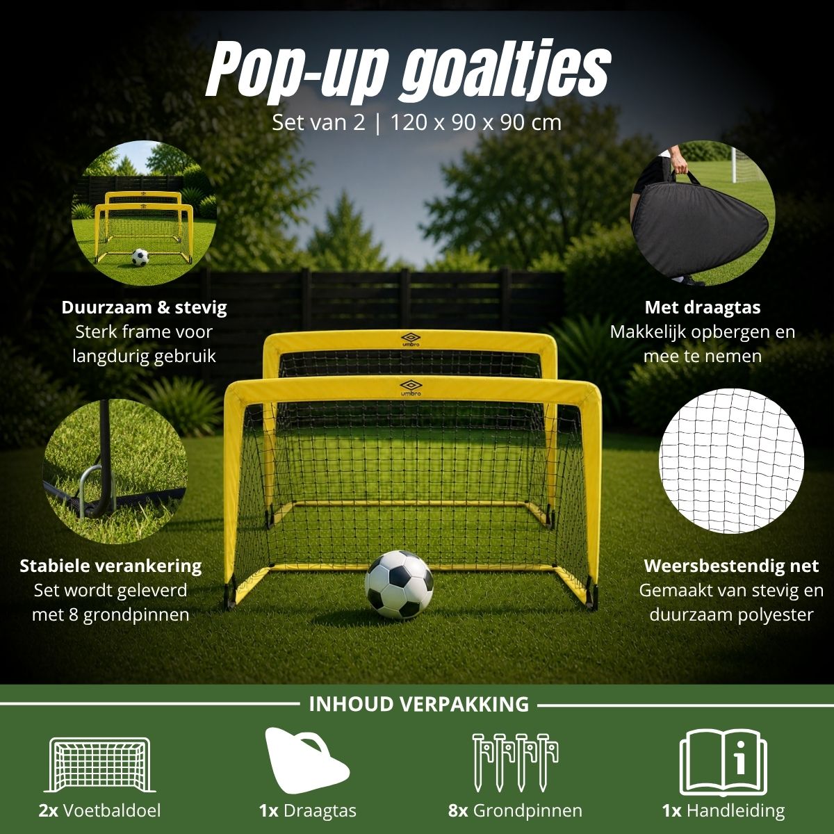 Pop Up Goals 2 Pcs/Set