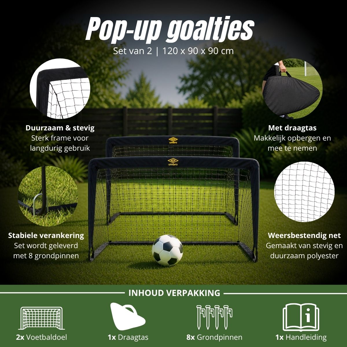 Pop Up Goals 2Pcs/Set