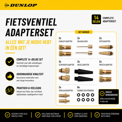 Fietspomp En Adapterset