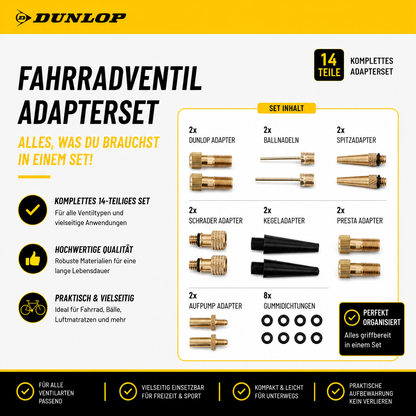 Fietspomp En Adapterset