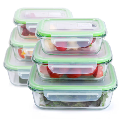 Food Container 12Pc 3Diff.size