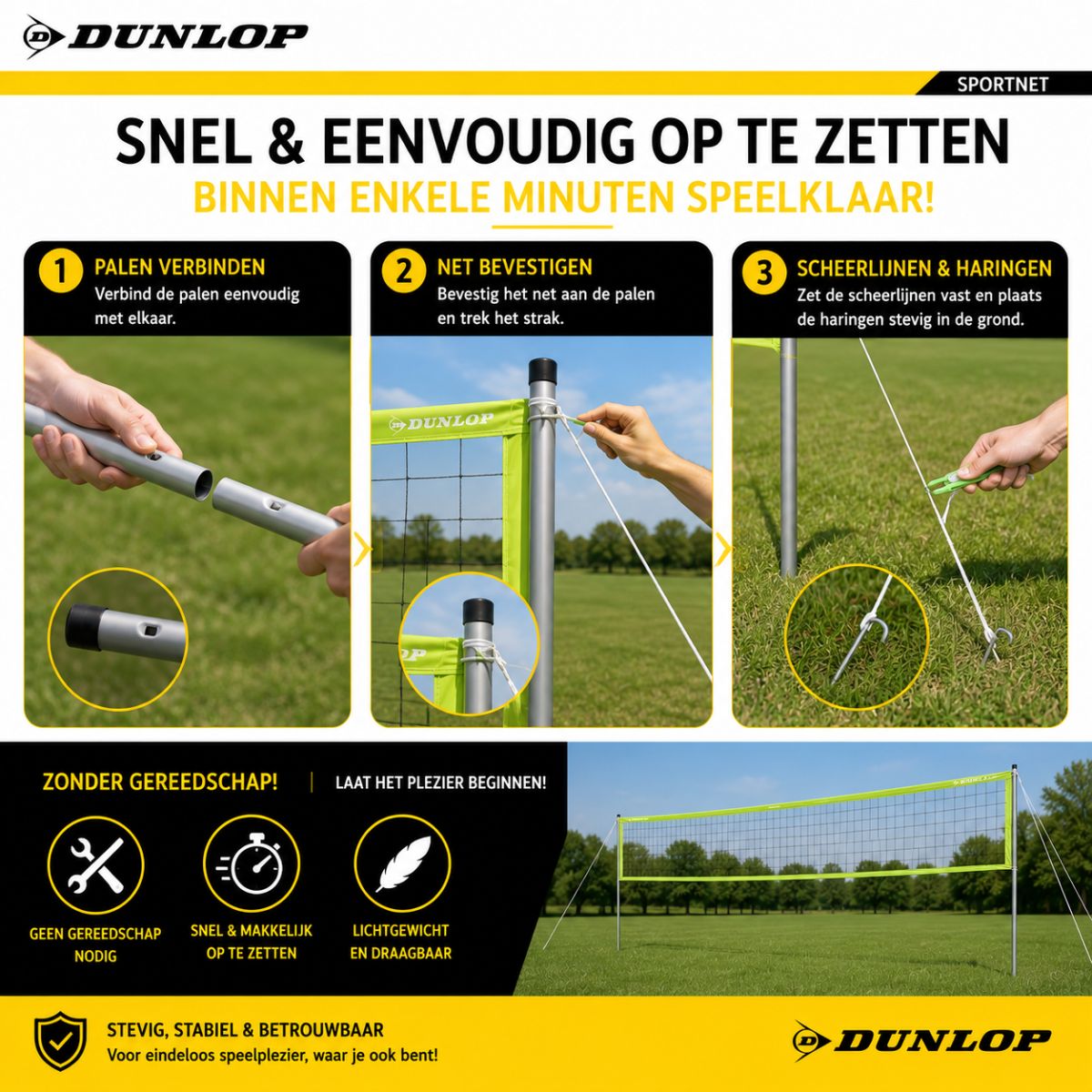 Dunlop Sportnet 609 Cm