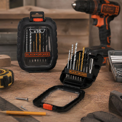 Drill & Screw Set 16Pcs