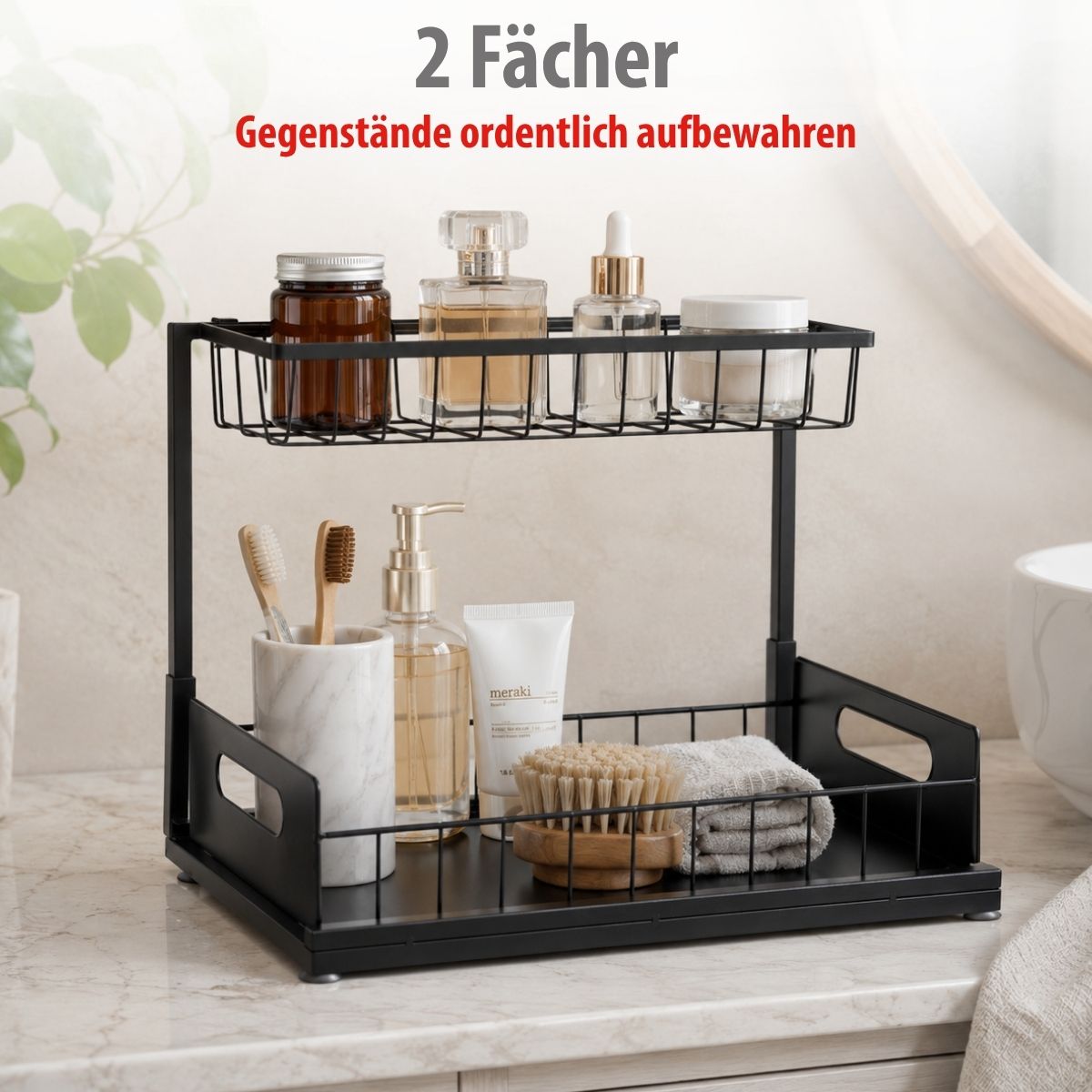 Storage Rack With Holder