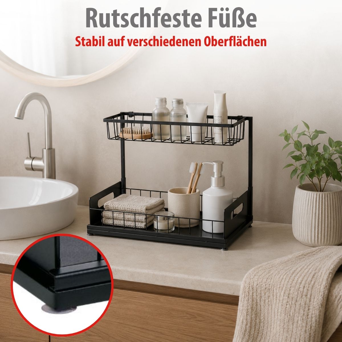 Storage Rack With Holder
