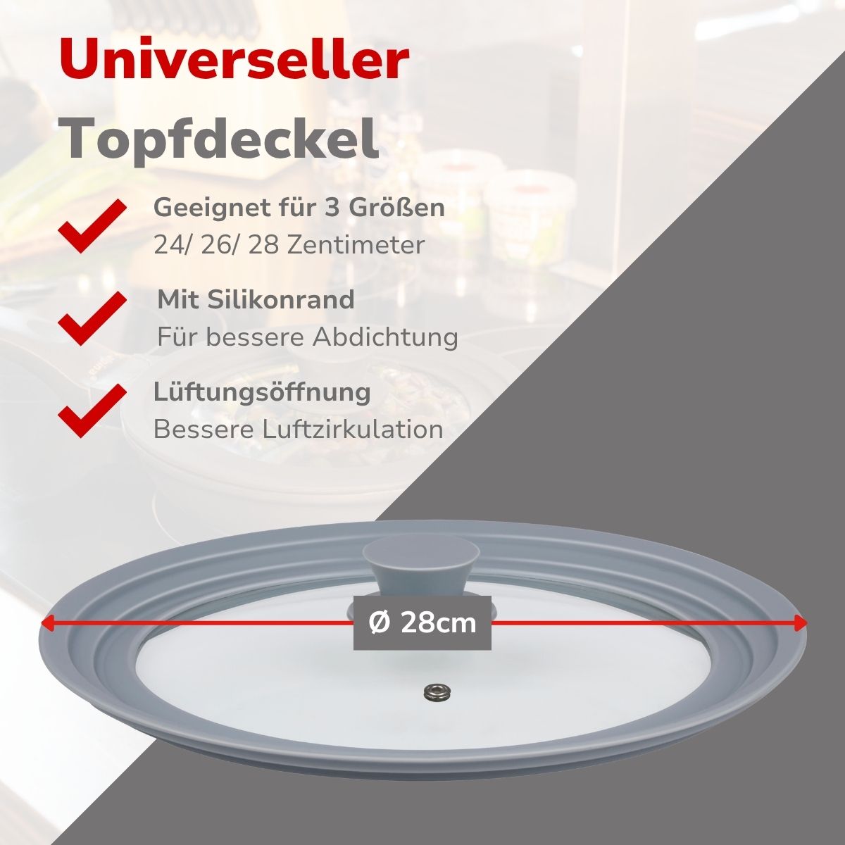 Lid Ø28Cm