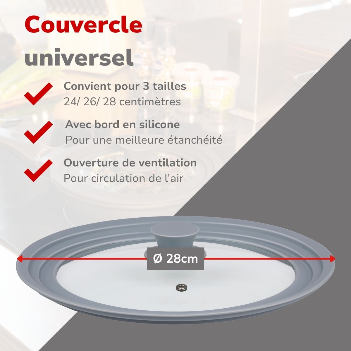 Lid Ø28Cm