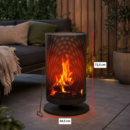 Fire Basket D44,5X72,5Cm St