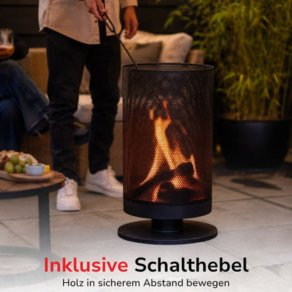 Fire Basket D44,5X72,5Cm St
