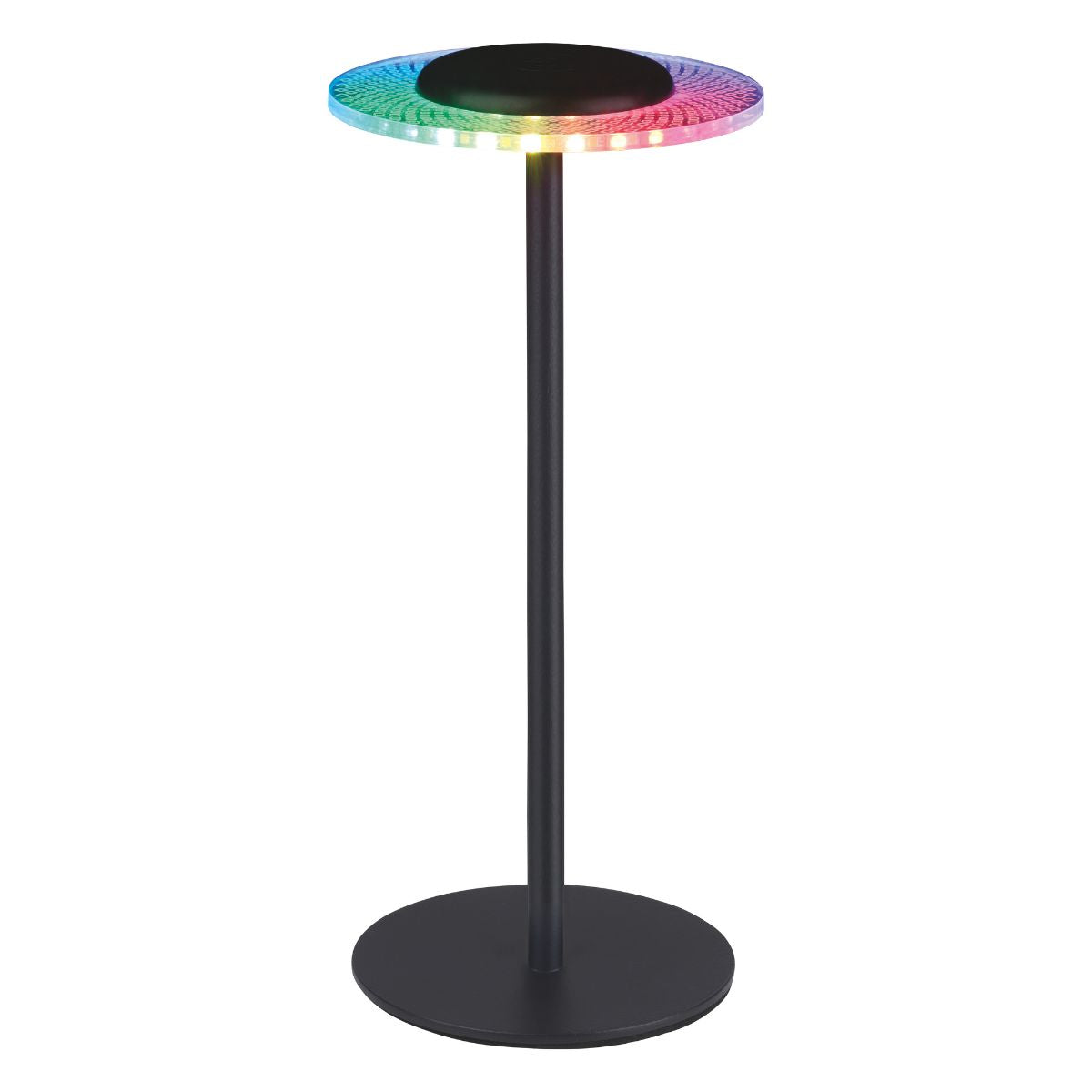 Table Lamp Transparant Disc Round