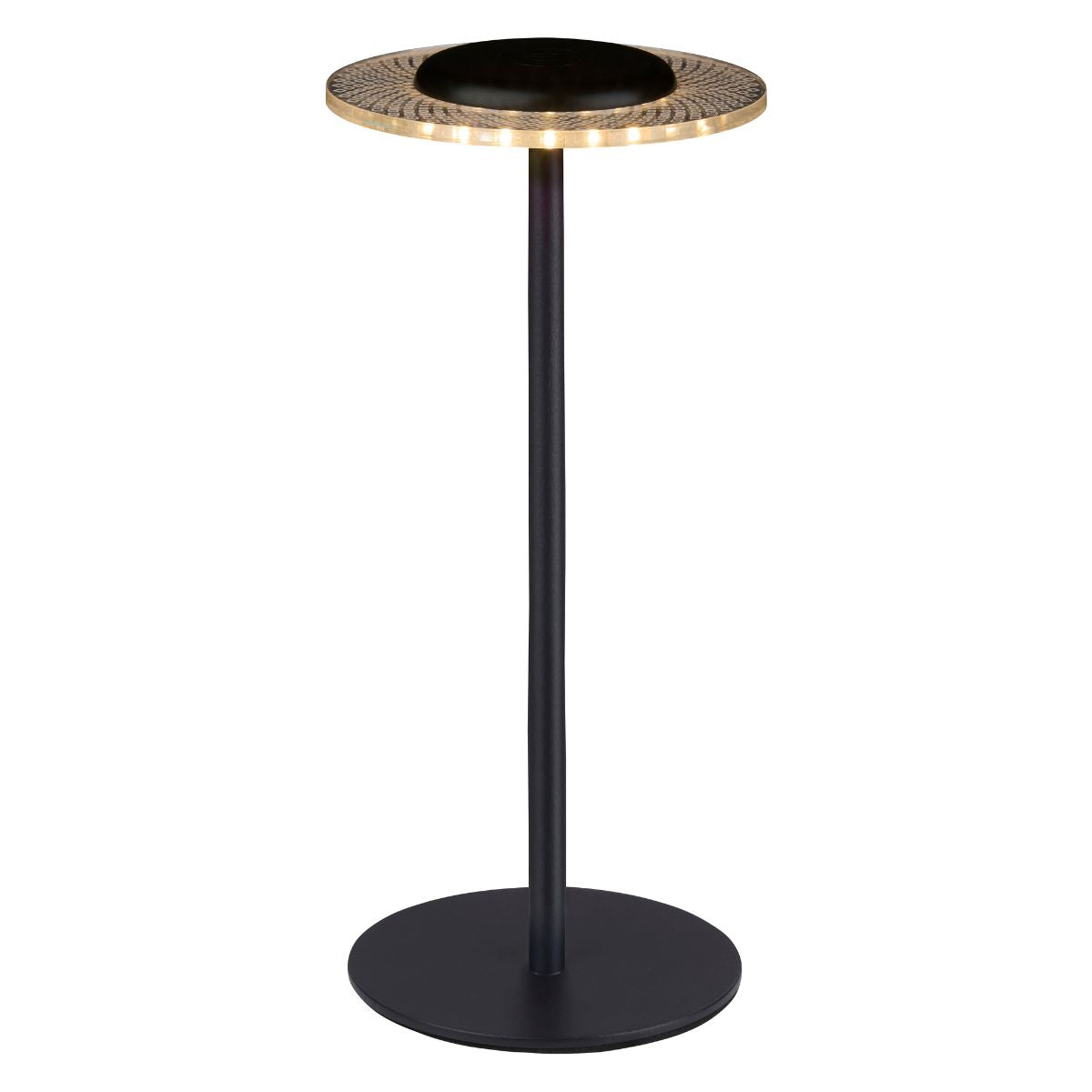 Table Lamp Transparant Disc Round
