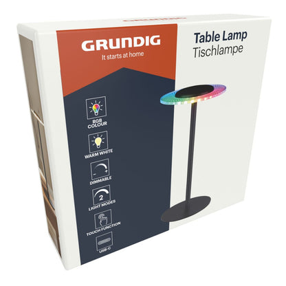 Table Lamp Transparant Disc Round