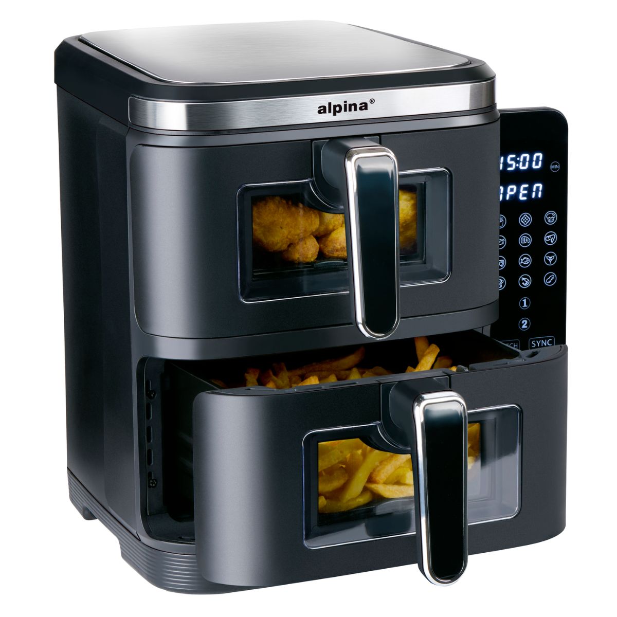 Alpina Heteluchtfriteuse 2800W 11L - Kunststof