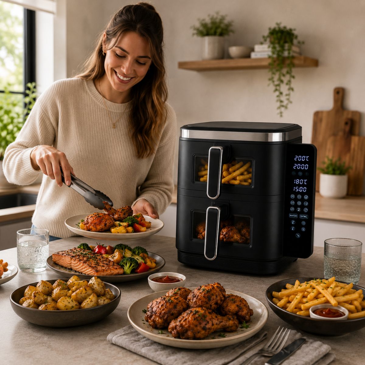 Air Fryer Double Stack 2X 5.5L 230V