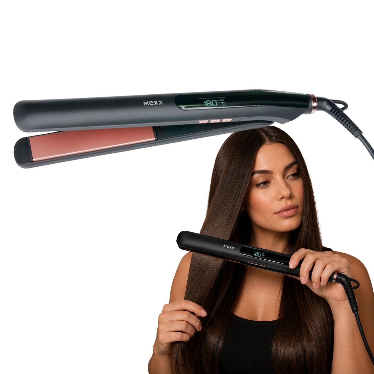 Hair Straightener Led + Temp C