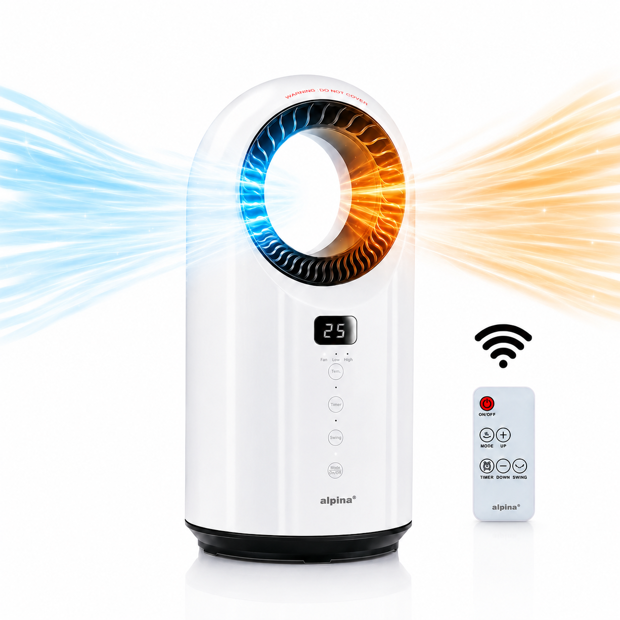 Bladeless Ptc Heater 1000/1500
