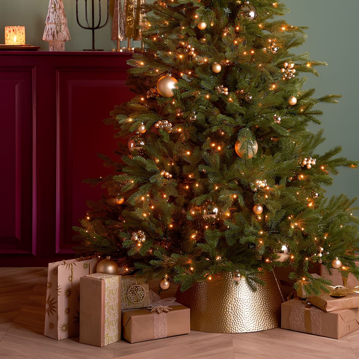 Treeskirt Gold - L50Xw30Xh26Cm